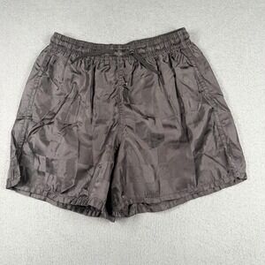 Umbro Athletic Shorts Womens XS Black Check Nylon Elastic Waist 4 Inseam Soccer